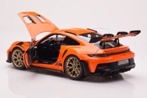 Porsche 911 992 GT3 RS Gulf Оранжев Norev 1:18 187360 Метал — снимка 5 от 8