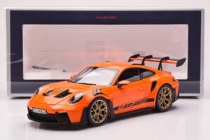 Porsche 911 992 GT3 RS Gulf Оранжев Norev 1:18 187360 Метал — снимка 8 от 8