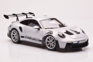 Porsche 911 992 GT3 RS Ice Сив Norev 1:18 187359 Метал — снимка 6 от 8