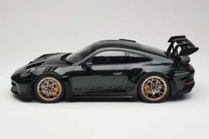 Porsche 911 992 GT3 RS Jet Green Metallic Black Norev 1:12 127532 Метал — снимка 3 от 6
