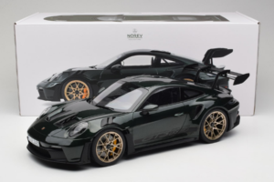 Porsche 911 992 GT3 RS Jet Green Metallic Black Norev 1:12 127532 Метал — снимка 6 от 6