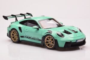 Porsche 911 992 GT3 RS Mint Зелен Norev 1:18 187362 Метал — снимка 6 от 8