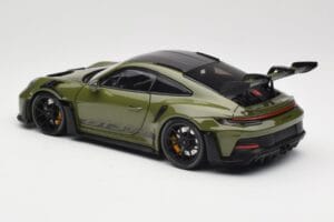 Porsche 911 992 GT3 RS Nato Olive & Black Wheels Minichamps 1:18 110062027 Метал — снимка 7 от 8