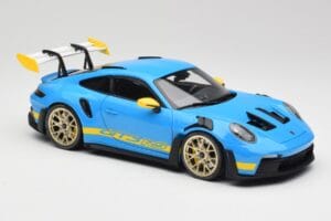 Porsche 911 992 GT3 RS Shark Син & Жълт Decor Concept Minichamps 1:18 911992001 Метал — снимка 6 от 8