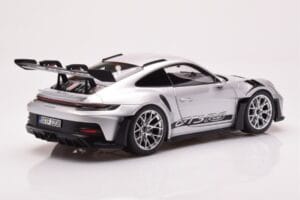 Porsche 911 992 GT3 RS Сребрист Металик Norev 1:18 187357 Метал — снимка 3 от 8