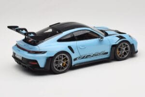 Porsche 911 992 GT3 RS Weissach Pack Gulf Blue Norev 1:18 187367 Метал — снимка 3 от 8