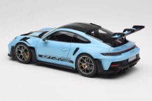 Porsche 911 992 GT3 RS Weissach Pack Gulf Blue Norev 1:18 187367 Метал — снимка 7 от 8