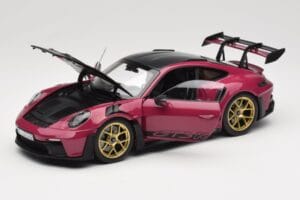 Porsche 911 992 GT3 RS Weissach Package Ruby Star Norev 1:18 187370 Метал — снимка 2 от 8