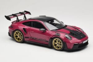 Porsche 911 992 GT3 RS Weissach Package Ruby Star Norev 1:18 187370 Метал — снимка 6 от 8