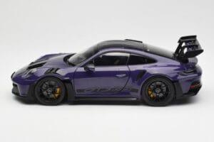 Porsche 911 992 GT3 RS Weissach Package Ultraviolet Norev 1:18 187368 Метал — снимка 4 от 8