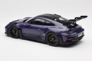Porsche 911 992 GT3 RS Weissach Package Ultraviolet Norev 1:18 187368 Метал — снимка 7 от 8