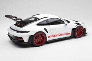 Porsche 911 992 GT3 RS Бял & Pyro Червен Norev 1:12 127530 Метал — снимка 2 от 6