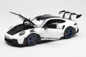 Porsche 911 992 GT3 Weissach Package Бял & Индиго Синьо Norev 1:18 187353 Метал — снимка 2 от 8