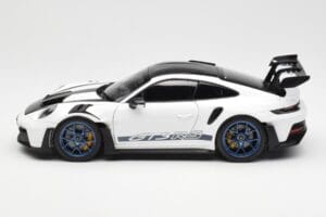 Porsche 911 992 GT3 Weissach Package Бял & Индиго Синьо Norev 1:18 187353 Метал — снимка 4 от 8