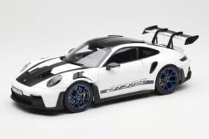 Porsche 911 992 GT3 Weissach Package Бял & Индиго Синьо Norev 1:18 187353 Метал