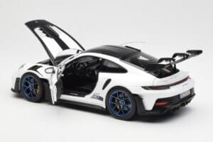 Porsche 911 992 GT3 Weissach Package Бял & Индиго Синьо Norev 1:18 187353 Метал — снимка 5 от 8