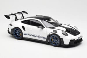 Porsche 911 992 GT3 Weissach Package Бял & Индиго Синьо Norev 1:18 187353 Метал — снимка 6 от 8