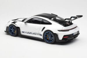 Porsche 911 992 GT3 Weissach Package Бял & Индиго Синьо Norev 1:18 187353 Метал — снимка 7 от 8