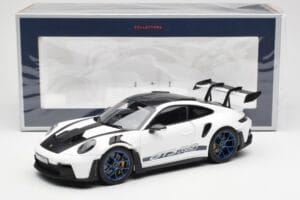 Porsche 911 992 GT3 Weissach Package Бял & Индиго Синьо Norev 1:18 187353 Метал — снимка 8 от 8