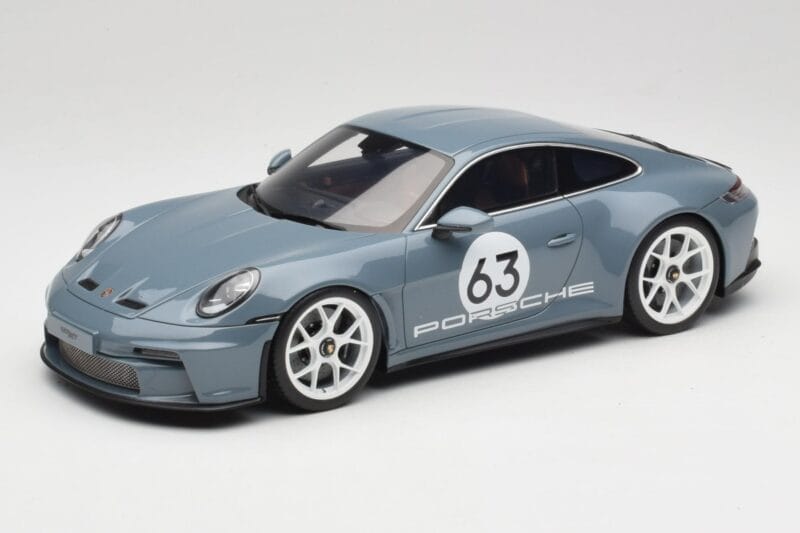 Porsche 911 992 ST Gentian Blue Metallic GT Spirit 1:18 GT491 Смола