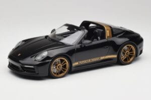 Porsche 911 992 Targa Porsche Design Черен & Златен Concept Minichamps 1:18 PORSCHE001 Метал