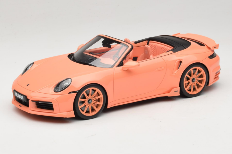 Porsche 911 992 Turbo S Cabriolet Brabus 900 Peetch GT Spirit 1:18 GT564 Смола