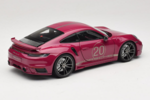 Porsche 911 992 Turbo S Coupe Sport Design Червен Minichamps 1:18 113069075 Метал — снимка 3 от 8