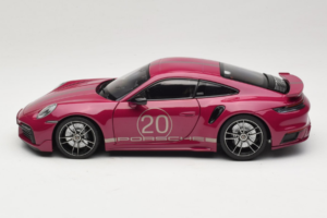 Porsche 911 992 Turbo S Coupe Sport Design Червен Minichamps 1:18 113069075 Метал — снимка 4 от 8
