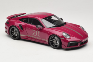 Porsche 911 992 Turbo S Coupe Sport Design Червен Minichamps 1:18 113069075 Метал — снимка 6 от 8