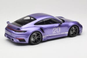 Porsche 911 992 Turbo S Sport Design Package Viola Metallic Minichamps 1:18 155069174 Метал — снимка 2 от 6