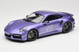 Porsche 911 992 Turbo S Sport Design Package Viola Metallic Minichamps 1:18 155069174 Метал