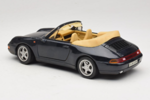 Porsche 911 993 Кабриолет Тъмносин Tchibo 1:18 46619 Метал — снимка 7 от 8