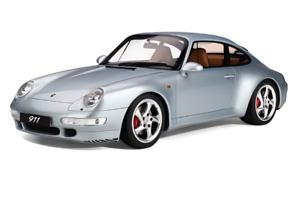 Porsche 911 993 Carrera 4S Сребрист GT Spirit 1:8 GTS801901 Смола