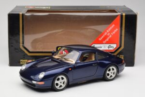 Porsche 911 993 Carrera Cup Син Braccio & Gotz 1993 Bburago 1:18 3060-M1 Метал — снимка 8 от 8