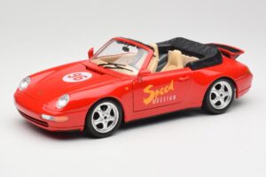 Porsche 911 993 Carrera Кабриолет Червен Bburago 1:18 3090 Метал