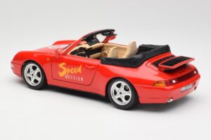 Porsche 911 993 Carrera Кабриолет Червен Bburago 1:18 3090 Метал — снимка 7 от 8