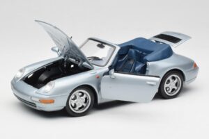 Porsche 911 993 Carrera Кабриолет Сребрист Maisto 1:18 100299-M1 Метал — снимка 2 от 8