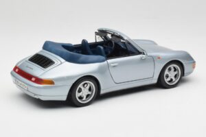 Porsche 911 993 Carrera Кабриолет Сребрист Maisto 1:18 100299-M1 Метал — снимка 3 от 8