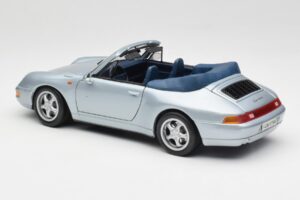Porsche 911 993 Carrera Кабриолет Сребрист Maisto 1:18 100299-M1 Метал — снимка 7 от 8