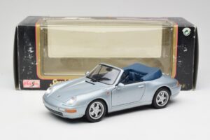 Porsche 911 993 Carrera Кабриолет Сребрист Maisto 1:18 100299-M1 Метал — снимка 8 от 8