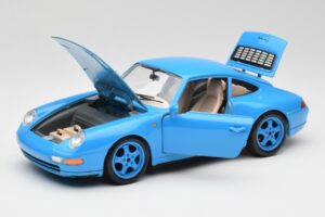 Porsche 911 993 Carrera Син Bburago 1:18 3060 Метал — снимка 2 от 8