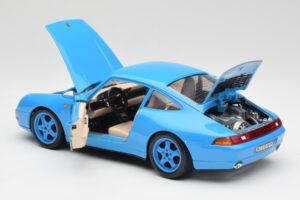 Porsche 911 993 Carrera Син Bburago 1:18 3060 Метал — снимка 5 от 8