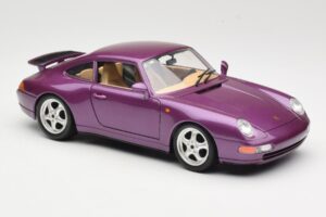 Porsche 911 993 Carrera Лилав Bburago 1:18 3060-M2 Метал — снимка 6 от 8