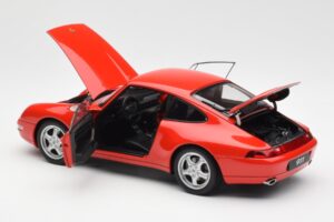 Porsche 911 993 Carrera Червен AUTOart 1:18 78132 Метал — снимка 5 от 8