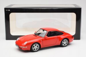 Porsche 911 993 Carrera Червен AUTOart 1:18 78132 Метал — снимка 8 от 8