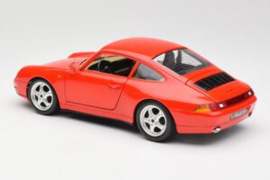 Porsche 911 993 Carrera Червен Bburago 1:18 3050 Метал — снимка 7 от 8