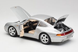 Porsche 911 993 Carrera Сребрист Bburago 1:18 3050-M1 Метал — снимка 7 от 8