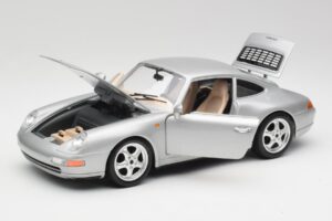 Porsche 911 993 Carrera Сребрист Bburago 1:18 3050-M1 Метал — снимка 8 от 8