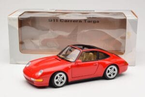 Porsche 911 993 Carrera Targa Червен UT Models 1:18 27821 Метал — снимка 8 от 8