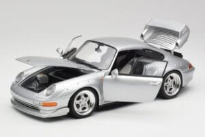 Porsche 911 993 GT2 Arctic Сребрист Металик UT Models 1:18 27831 Метал — снимка 2 от 8